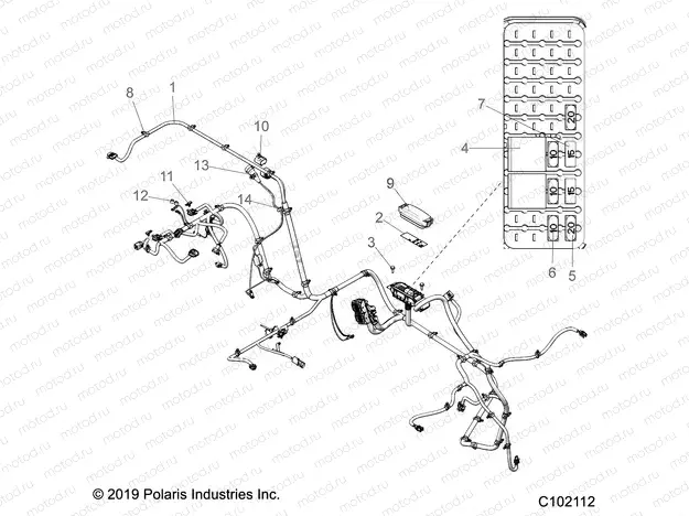 ELECTRICAL | ELECTRICAL, WIRE HARNESS - A20HZB15A1/A2/B1/B2 (C102112)