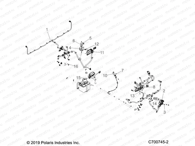 ELECTRICAL | ELECTRICAL, WIRE HARNESS, BOX, COIL, REGULATOR - R20T6A99A1/B1/E99A9/AM/AS/B9/BM/BS (C700745-2)