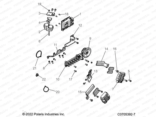 ELECTRICAL | ELECTRICAL, WIRE HARNESS, COMPONANTS - R22RRH99AG/BG (C0705392-7)