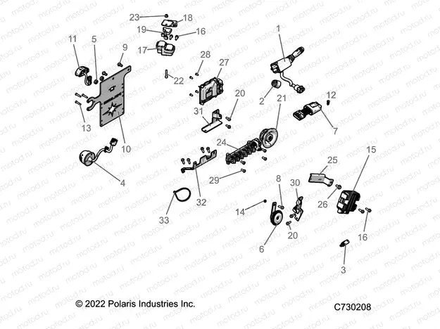 ELECTRICAL | ELECTRICAL, WIRE HARNESS COMPONENTS, AND LICENSE PLATE - R22RRE99JA (C730208)