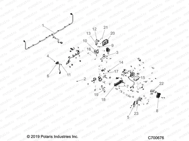 ELECTRICAL | ELECTRICAL, WIRE HARNESS COMPONENTS - R20RSF99AV/BV (C700676)