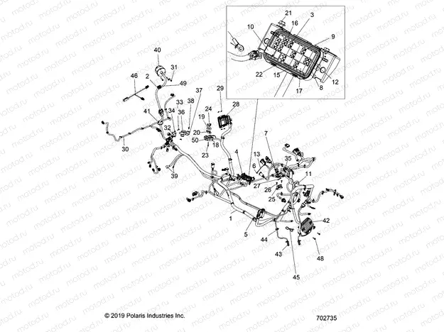 ELECTRICAL | ELECTRICAL, WIRE HARNESS - G20GAB99FM/BCM (702735)