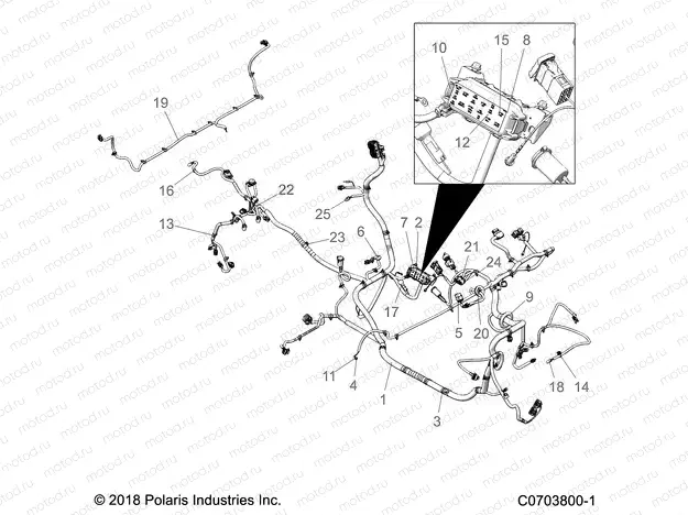 ELECTRICAL | ELECTRICAL, WIRE HARNESS - G20GAE99A2/D99AK/AS/BK/BS (C0703800-1)