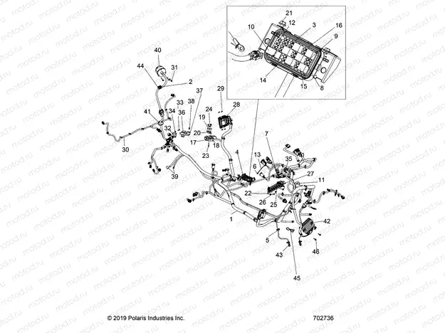 ELECTRICAL | ELECTRICAL, WIRE HARNESS - G20GAE99F2/EFS/SFS/SC2 (702736)