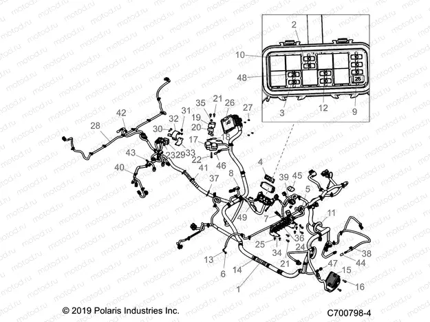 ELECTRICAL | ELECTRICAL, WIRE HARNESS - G20GAJ99AK/AS/BK/BS (C700798-4)