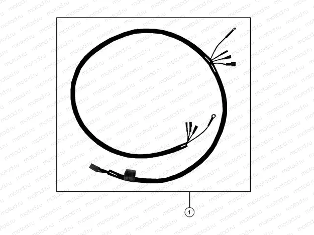 ELECTRICAL | ELECTRICAL, WIRE HARNESS, HEADLIGHT, SINGLE BEAM - e2/e4/e6/eS/eL/eLXD (49GEMELECTRICAL11HEADLIGHT)