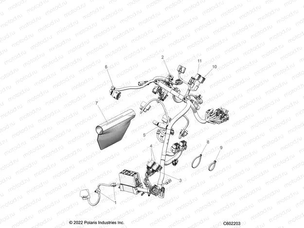 ELECTRICAL | ELECTRICAL, WIRE HARNESS, MAIN - S23TFK8RS (C602203)