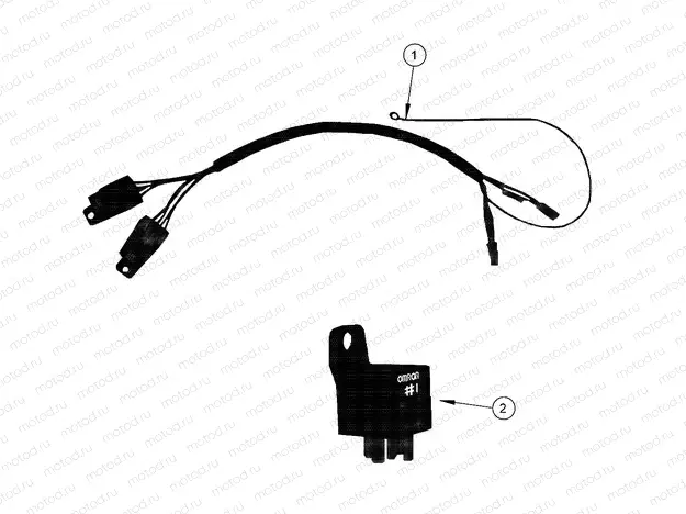 ELECTRICAL | ELECTRICAL, WIRE HARNESS, PARK BRAKE - e2/e4/e6/eS/eL/eLXD (49GEMELECTRICAL11HARNESSPB)