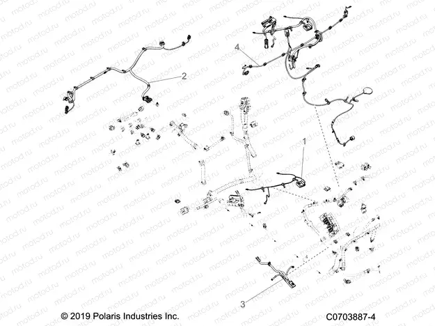 ELECTRICAL | ELECTRICAL, WIRE HARNESS, PERIPHERAL - Z20RA_92AC/BC/AK/BK/AR/BR/AE/BE/AH/BH/AT/BT (C0703887-4)