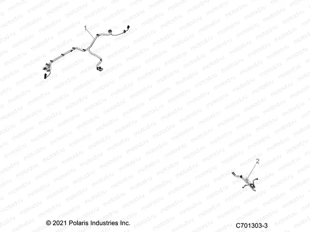 ELECTRICAL | ELECTRICAL, WIRE HARNESS, PERIPHERAL - Z21R4D92AM/BM/AC (C701303-3)