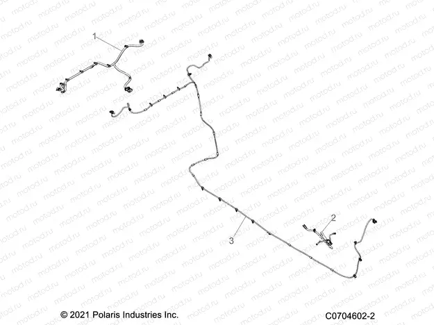 ELECTRICAL | ELECTRICAL, WIRE HARNESS, PERIPHERAL - Z21R4F92AH/BH (C0704602-2)