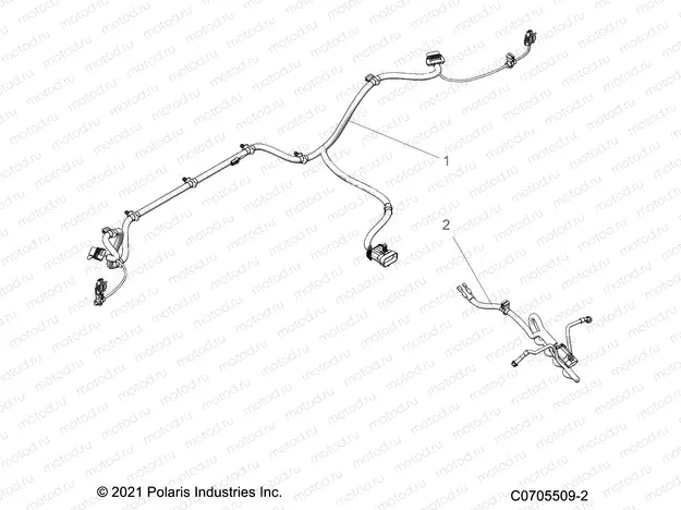 ELECTRICAL | ELECTRICAL, WIRE HARNESS, PERIPHERAL - Z23G4E92AL/BL (C0704387-1)