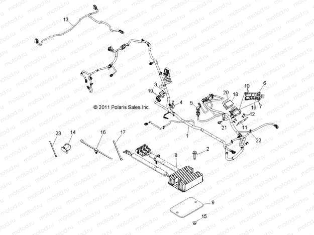 ELECTRICAL | ELECTRICAL, WIRE HARNESS - R13JT87AD/AL/9EAK/EAL/EAO/EAT/EAW/EAP (49RGRHARNESS12RZRXP900)
