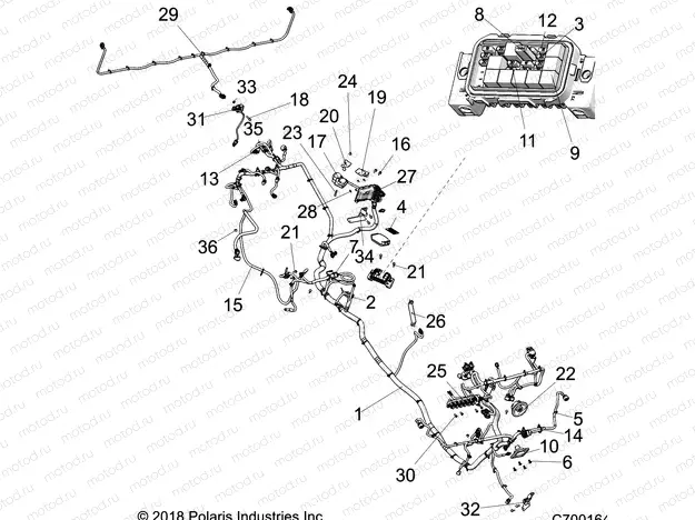 ELECTRICAL | ELECTRICAL, WIRE HARNESS - R19RSU99A9/AD/B9/BD (C700164)