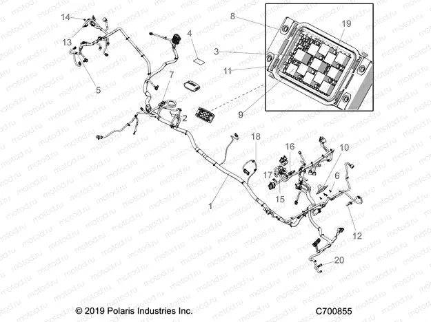 ELECTRICAL | ELECTRICAL, WIRE HARNESS - R20RSR99A/B (C700855)