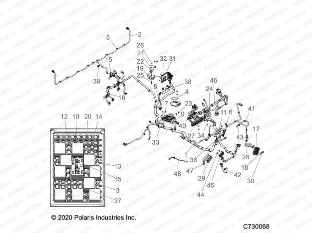 ELECTRICAL | ELECTRICAL, WIRE HARNESS - R21RRJ99A9/B9 (C730068)