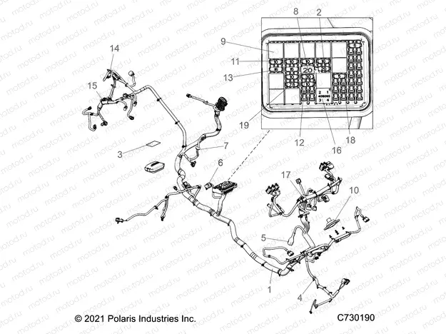 ELECTRICAL | ELECTRICAL, WIRE HARNESS - R22RRS99CK (C730189)