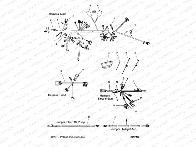 ELECTRICAL | ELECTRICAL, WIRE HARNESS - S20EEF6PSL/PEL (601216)
