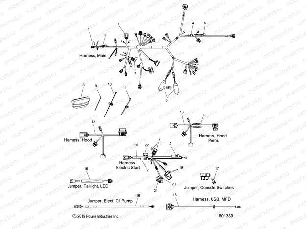 ELECTRICAL | ELECTRICAL, WIRE HARNESS - S20EFK6PS/6PEB (601339)