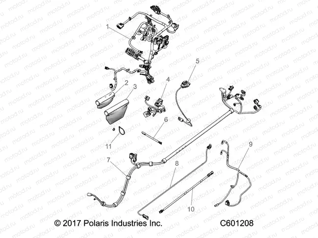 ELECTRICAL | ELECTRICAL, WIRE HARNESS - S21FJB8/FJE8/FJP8 ALL OPTIONS (600685C)