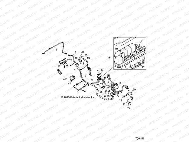 ELECTRICAL | ELECTRICAL, WIRE HARNESS - Z16VDE92NH/NW (700451)