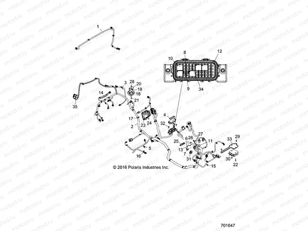 ELECTRICAL | ELECTRICAL, WIRE HARNESS - Z17VDS92CM (701647)