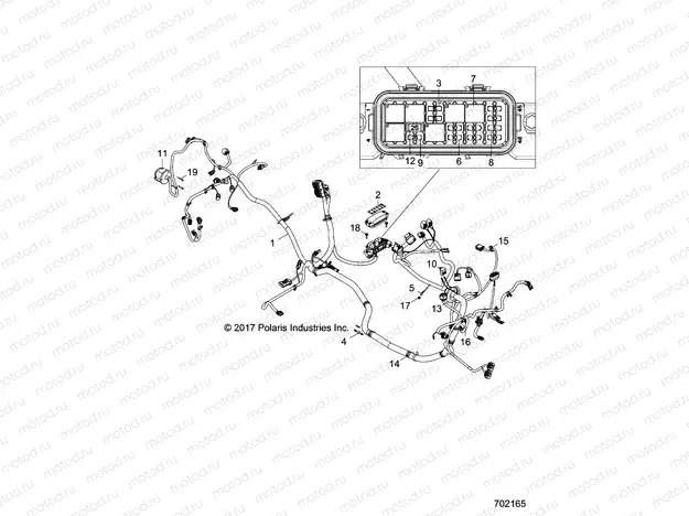 ELECTRICAL | ELECTRICAL, WIRE HARNESS - Z18VBE87F2/S87C2/CU (702165)