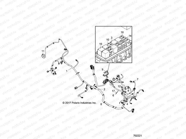 ELECTRICAL | ELECTRICAL, WIRE HARNESS - Z18VDE99FK/S99CK/FK (701659)