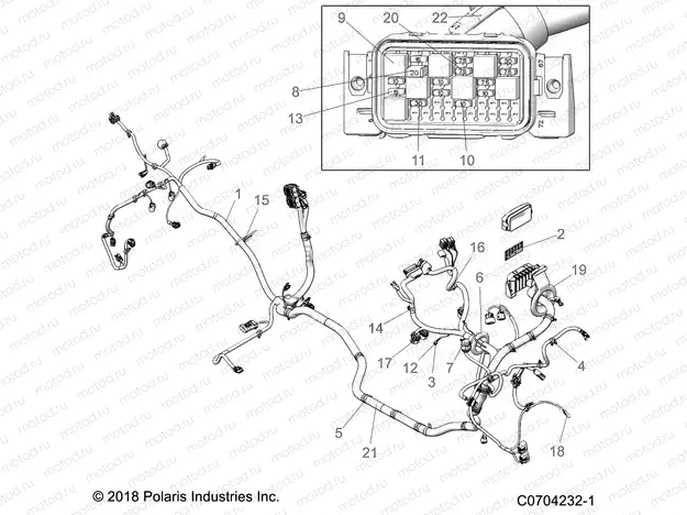 ELECTRICAL | ELECTRICAL, WIRE HARNESS - Z20A5K87BG (C0704232-1)