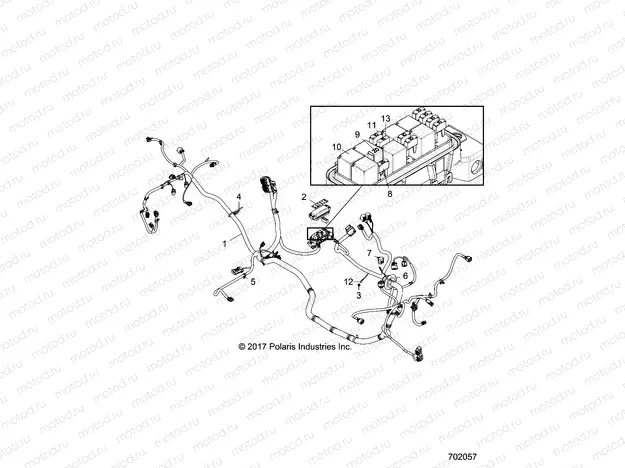 ELECTRICAL | ELECTRICAL, WIRE HARNESS - Z20ASE87BH/BW (702057)