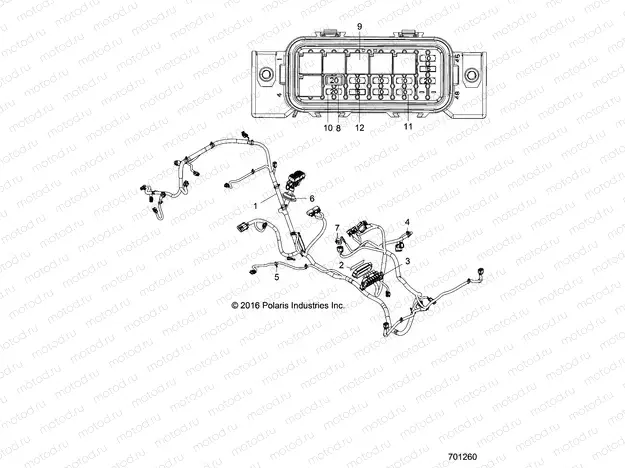 ELECTRICAL | ELECTRICAL, WIRE HARNESS - Z20CHE57AM (701260)