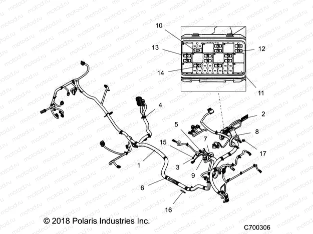 ELECTRICAL | ELECTRICAL, WIRE HARNESS - Z20NAM99AL (C700306)