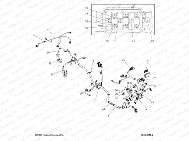 ELECTRICAL | ELECTRICAL, WIRE HARNESS - Z22ASE99F4/F5/S99C4/C5 (C0706218-2)