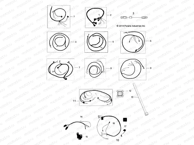ELECTRICAL | ELECTRICAL, WIRE HARNESSES 1 - L15G2/4/6 ALL OPTIONS (49GEMELECTRICAL15HRNS1)