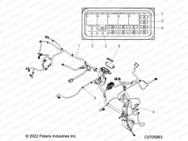 ELECTRICAL | ELECTRICAL, WIRE HARNESSES, CHASSIS- R22MAA50A1/A7 (C0705963)