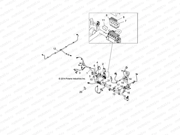 ELECTRICAL | ELECTRICAL, WIRE HARNESSES - R15RUA57AA/E57AC (49RGRHARNESS15570F)
