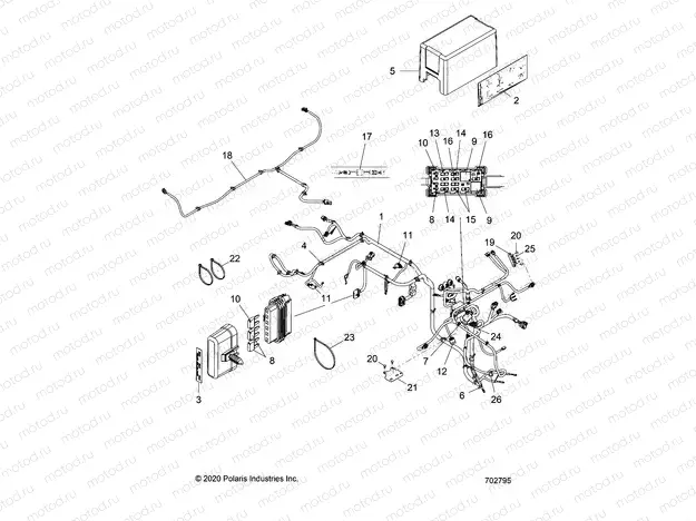 ELECTRICAL | ELECTRICAL, WIRE HARNESSES - R20MAAE4F4/F9 (702795)