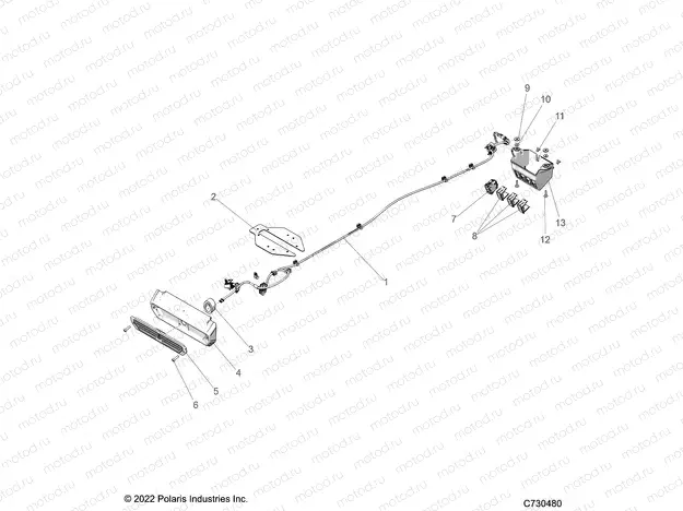 ELECTRICAL | ELECTRICAL, WORK LIGHT - R23RSV99AC (C701235)