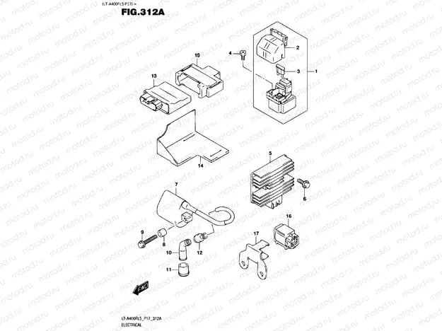 ELECTRICAL (LT-A400FL5 P17)