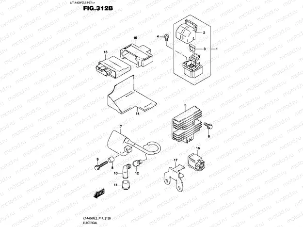 ELECTRICAL (LT-A400FZL5 P17)