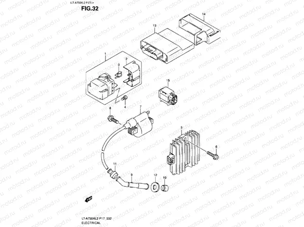 ELECTRICAL (LT-A750XL2 P17)