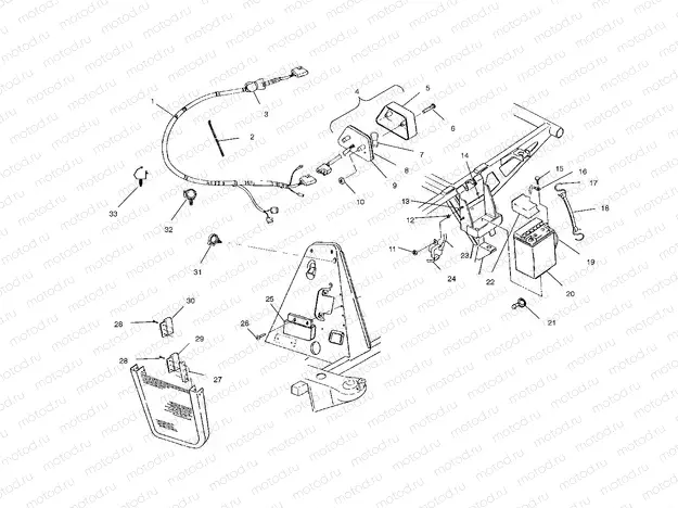 ELECTRICAL/TAILLIGHT - A01CK32AA (4964086408B013) | ELECTRICAL/TAILLIGHT - A01CK32AA (4964086408B013)