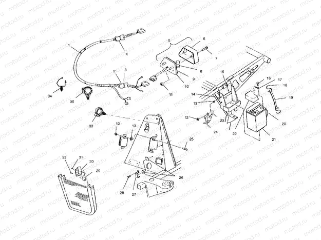 ELECTRICAL/TAILLIGHT - A01CK42AA (4964136413B012) | ELECTRICAL/TAILLIGHT - A01CK42AA (4964136413B012)