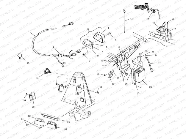ELECTRICAL/TAILLIGHT - A02CB32AA/AB/FC (4970107010C03) | ELECTRICAL/TAILLIGHT - A02CB32AA/AB/FC (4970107010C03)