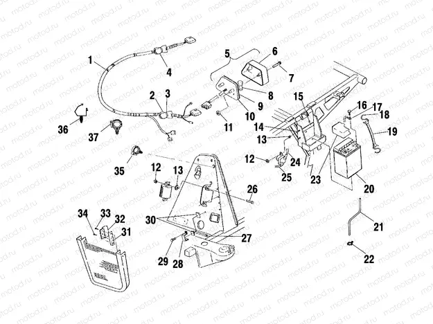 ELECTRICAL/TAILLIGHT - A02CK42AA/AB (4970327032B12) | ELECTRICAL/TAILLIGHT - A02CK42AA/AB (4970327032B12)
