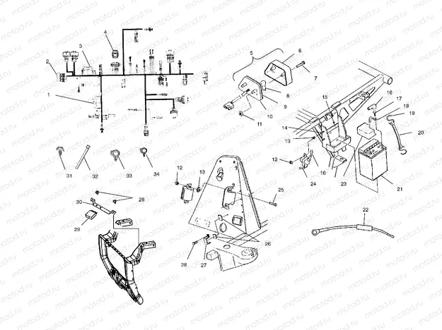 ELECTRICAL/TAILLIGHT - A04CH42AA/AE/AG (4986068606C08) | ELECTRICAL/TAILLIGHT - A04CH42AA/AE/AG (4986068606C08)