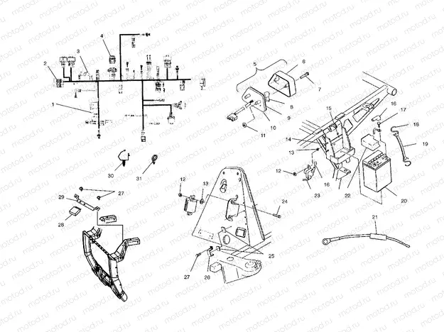 ELECTRICAL/TAILLIGHT - A04CH50AA/AC/AE/AG (4986088608C08) | ELECTRICAL/TAILLIGHT - A04CH50AA/AC/AE/AG (4986088608C08)