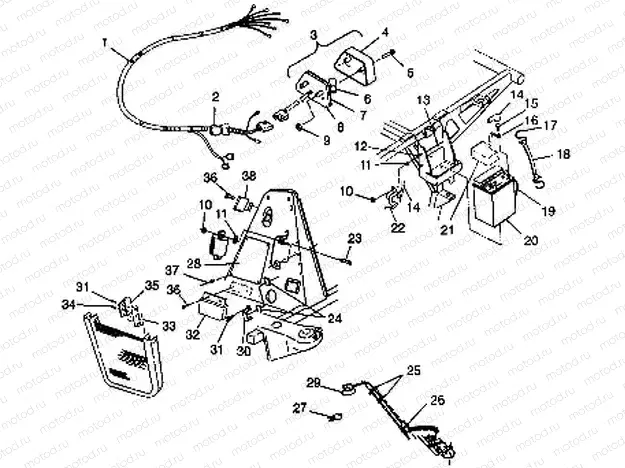ELECTRICAL/TAILLIGHT - A99CH33CB (4945964596c007) | ELECTRICAL/TAILLIGHT - A99CH33CB (4945964596c007)