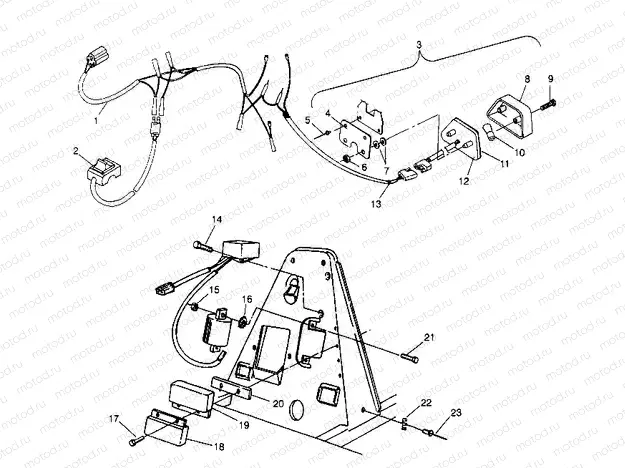 ELECTRICAL/TAILLIGHT ASSEMBLY Trail Blazer W947221 (4926832683C002) | ELECTRICAL/TAILLIGHT ASSEMBLY Trail Blazer W947221 (4926832683C002)