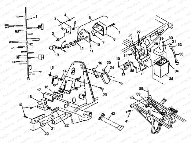 ELECTRICAL/TAILLIGHT - W98AC42A (4945214521C013) | ELECTRICAL/TAILLIGHT - W98AC42A (4945214521C013)